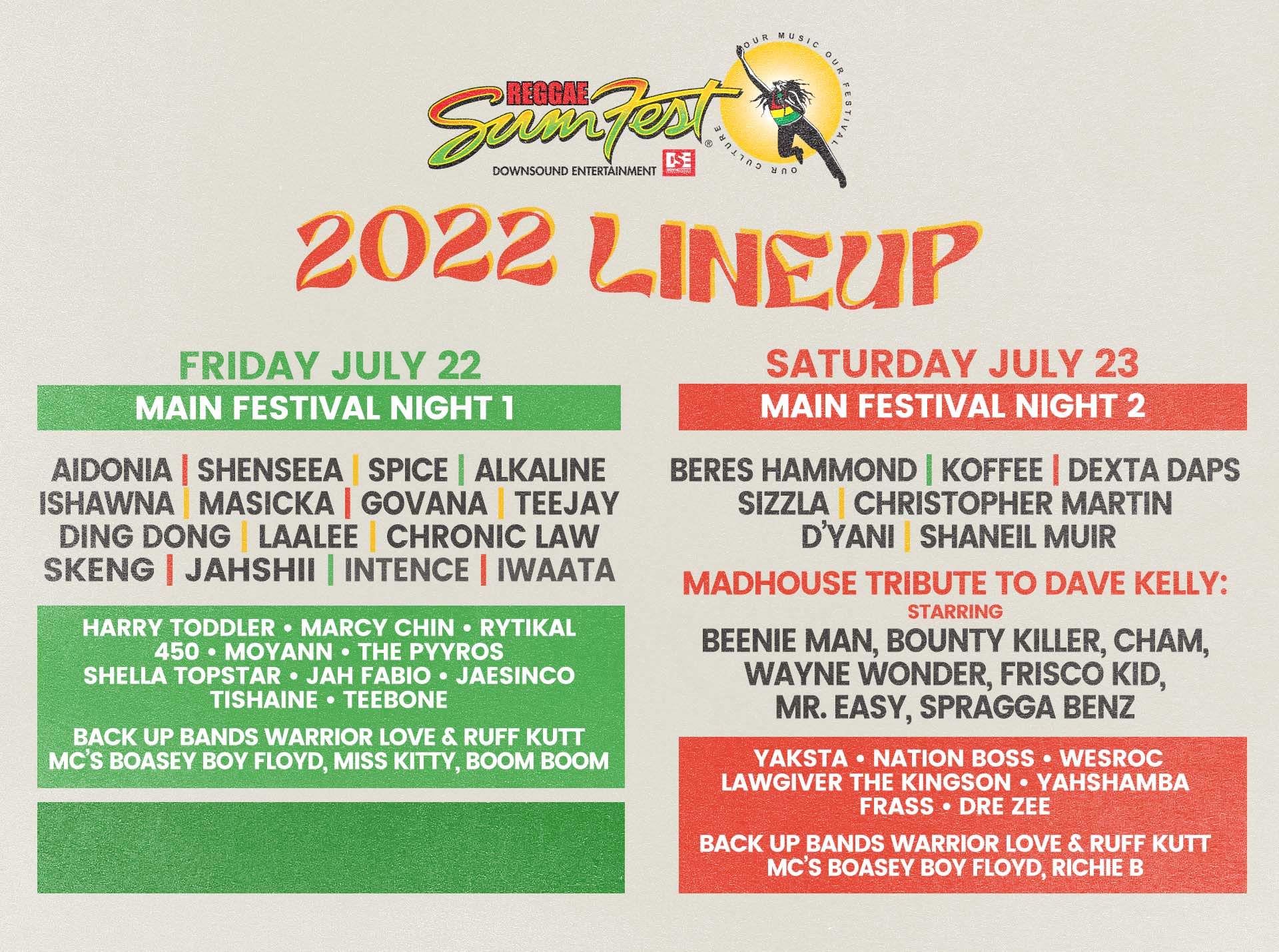 Reggae Sumfest 2022 Reggae Sumfest