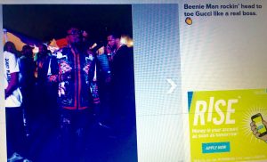 Beenie Man Wore Head-to-Toe Gucci
